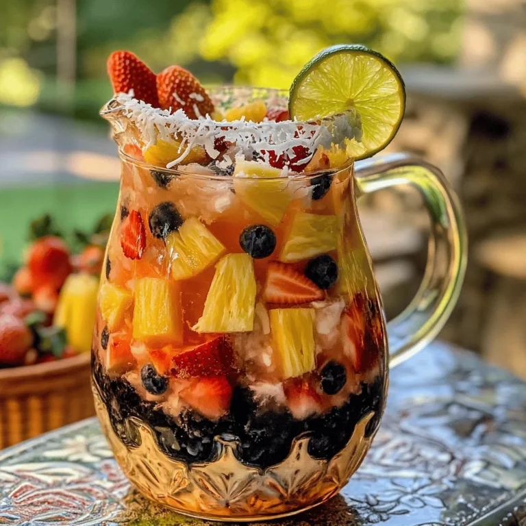 As the sun blazes in the clear summer sky, there's nothing quite like a refreshing drink to cool you down and elevate your spirits. Enter the Pina Colada Sangria, a delightful fusion that combines the classic characteristics of traditional sangria with the tropical flavors we all adore. This innovative drink marries the sweetness of ripe fruits with the smoothness of white wine and the tropical essence of coconut and pineapple, resulting in a vibrant beverage that sings of summer.