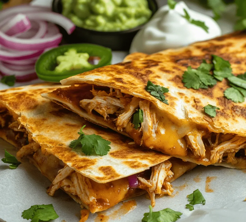 If you’re searching for a dish that effortlessly combines comfort and flavor, look no further than the Smoky BBQ Chicken Quesadilla. This delightful creation is not only a crowd-pleaser but also a versatile meal option that can be enjoyed for lunch, dinner, or even as a party appetizer. The allure of a quesadilla lies in its ability to bring together a medley of textures and flavors—crispy on the outside, gooey on the inside, and bursting with the savory goodness of BBQ chicken.