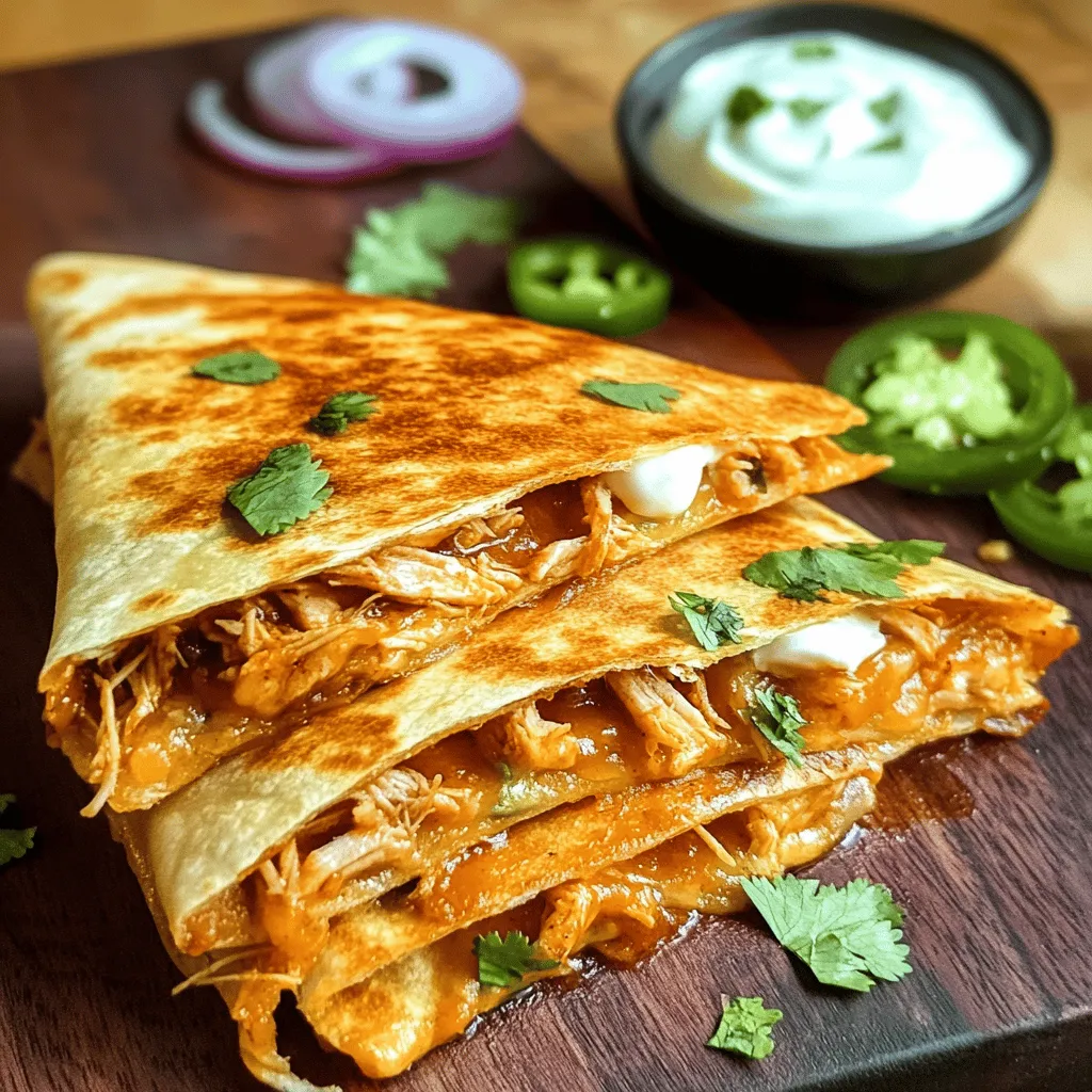 If you’re searching for a dish that effortlessly combines comfort and flavor, look no further than the Smoky BBQ Chicken Quesadilla. This delightful creation is not only a crowd-pleaser but also a versatile meal option that can be enjoyed for lunch, dinner, or even as a party appetizer. The allure of a quesadilla lies in its ability to bring together a medley of textures and flavors—crispy on the outside, gooey on the inside, and bursting with the savory goodness of BBQ chicken.