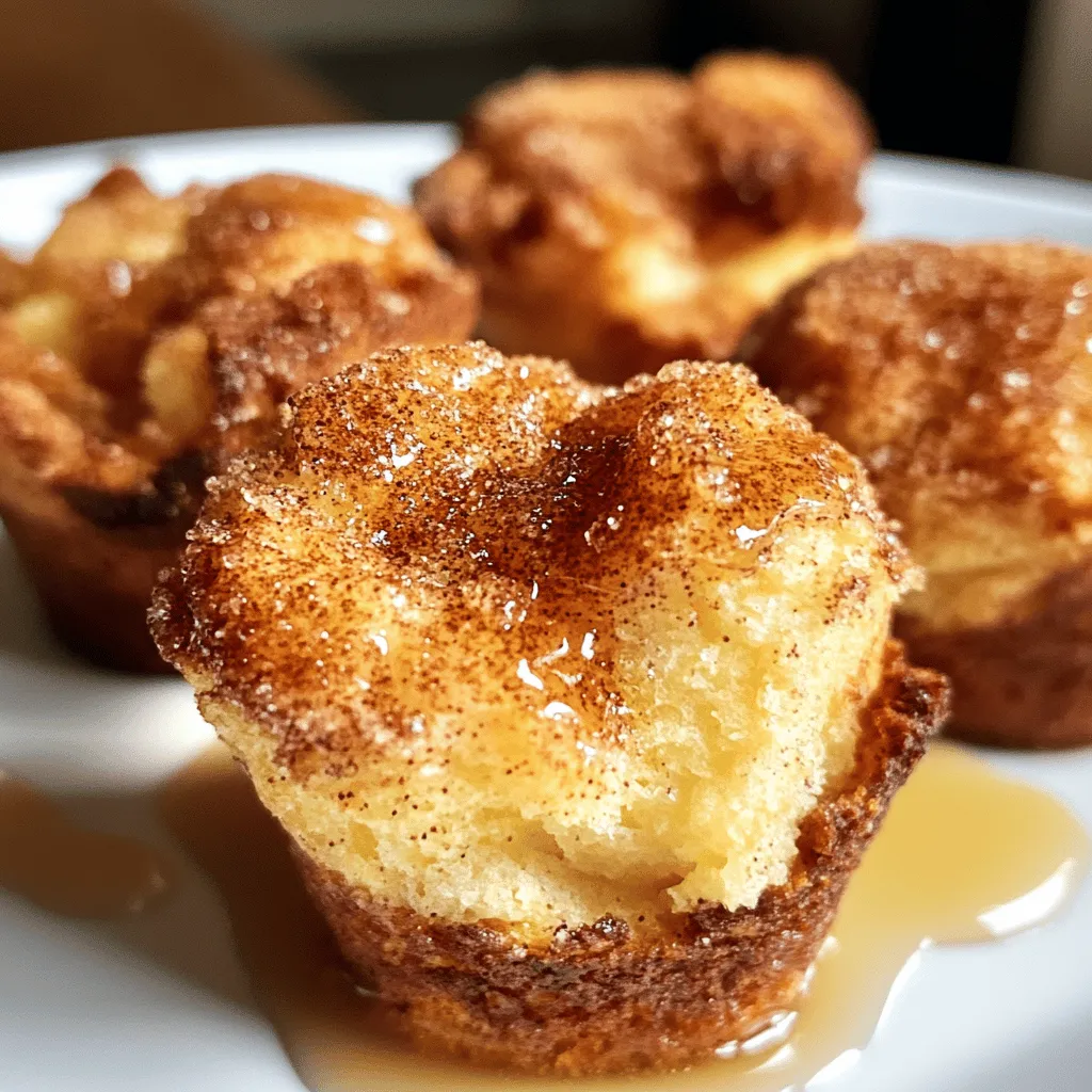 Cinnamon Sugar French Toast Muffins are a delightful and convenient way to enjoy the classic flavors of French toast in a portable format. Imagine the comforting taste of French toast—soft, sweet, and warmly spiced with cinnamon—packed into a fluffy muffin that you can enjoy any time of day. Perfect for brunch gatherings or an indulgent breakfast treat, these muffins capture all the beloved flavors of traditional French toast while offering the ease of a grab-and-go snack.