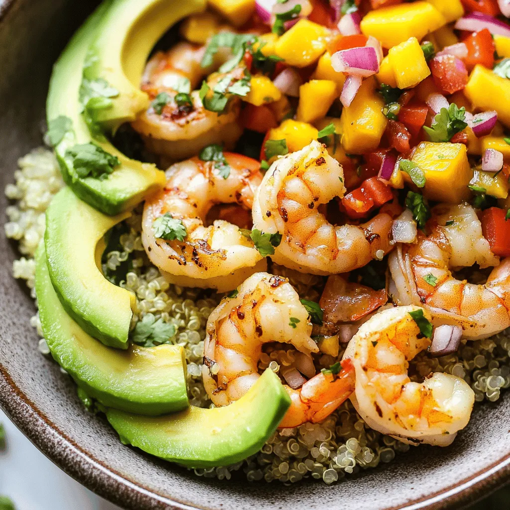 In the world of culinary delights, few combinations can match the freshness and vibrancy of Shrimp and Avocado Bliss Bowls. This dish not only dazzles with its colorful presentation but also tantalizes the taste buds with its harmonious blend of flavors. The pairing of succulent shrimp with creamy avocado, complemented by zesty mango salsa and a kick of lime-chili sauce, creates a meal that is both satisfying and refreshing. Whether you are looking for a quick weeknight dinner or a show-stopping dish for a summer gathering, these bliss bowls are sure to impress.