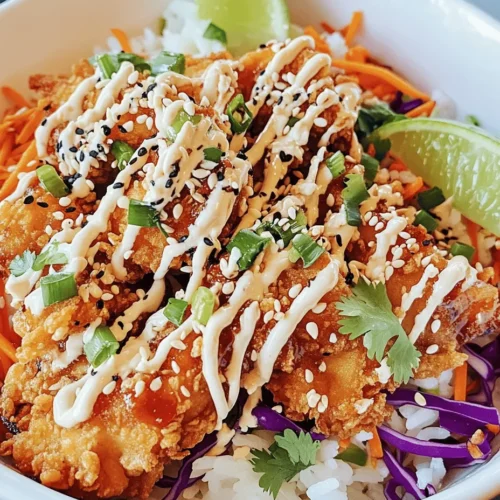 Welcome to the vibrant and flavorful world of Asian-inspired cuisine, where each dish tells a story through its unique combination of textures and flavors. One dish that stands out in this culinary landscape is the Bang Bang Chicken Bowl. This creation is a delightful medley of crispy chicken, fresh vegetables, and a creamy, spicy sauce that has captivated the taste buds of many. Whether you're looking for a quick weeknight dinner or a dish that will impress at your next gathering, the Bang Bang Chicken Bowl is a fantastic choice.