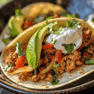 Ground turkey is a lean protein that has gained popularity over the years as a healthier alternative to beef or pork. It’s known for its mild flavor, which allows it to absorb the spices and ingredients it’s cooked with, making it an ideal base for many recipes, especially tacos. One of the most significant advantages of ground turkey is its low-fat content. According to the USDA, a 3-ounce serving of ground turkey contains about 170 calories and only 8 grams of fat, compared to the 25 grams of fat typically found in ground beef. This makes it a heart-healthy option for those looking to reduce their fat intake while still enjoying flavorful meals.
