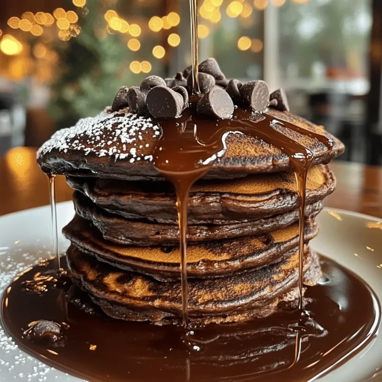 Pancakes are a beloved breakfast staple that brings joy to tables across the globe. Their versatility allows for endless variations, making them a delightful choice for any meal of the day. Among these variations, chocolate pancakes stand out as a decadent treat that can easily transition from a comforting breakfast to an indulgent dessert. Whether you're celebrating a special occasion, hosting a family brunch, or simply craving a sweet pick-me-up, these chocolate pancakes are sure to satisfy.