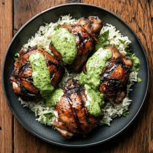Dive into the vibrant flavors of Peru with this delightful recipe for Pollo a la Brasa, a favorite among locals and visitors alike. This succulent grilled chicken, renowned for its crispy skin and juicy meat, is paired with fragrant cilantro rice and a zesty green sauce that perfectly complements its rich, smoky flavor. Pollo a la Brasa is not just a dish; it embodies the spirit of Peruvian cuisine, reflecting the country’s diverse culinary heritage and cultural significance.