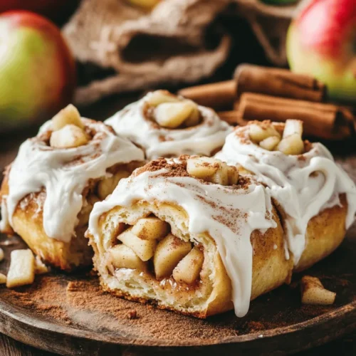 If you're searching for the ultimate comfort food, look no further than homemade apple cinnamon rolls with cream cheese frosting. These delightful pastries are not only a feast for the eyes but also a symphony of flavors that will tantalize your taste buds. Each fluffy roll is swirled with a luscious filling made from tender apples, fragrant cinnamon, and a hint of nutmeg, all topped off with a rich, creamy frosting that perfectly balances sweetness with a touch of tang.