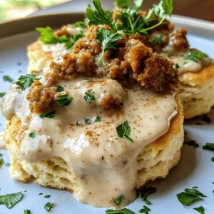 If you’re looking for a dish that embodies the essence of comfort food, look no further than Chorizo Crumble Biscuits & Creamy Gravy. This delightful recipe combines the rich, spicy flavors of chorizo sausage with fluffy, buttery biscuits, creating a mouthwatering meal perfect for breakfast or brunch gatherings. The harmonious blend of textures and tastes not only makes this dish a crowd-pleaser but also elevates a traditional Southern classic into something uniquely vibrant and delicious.