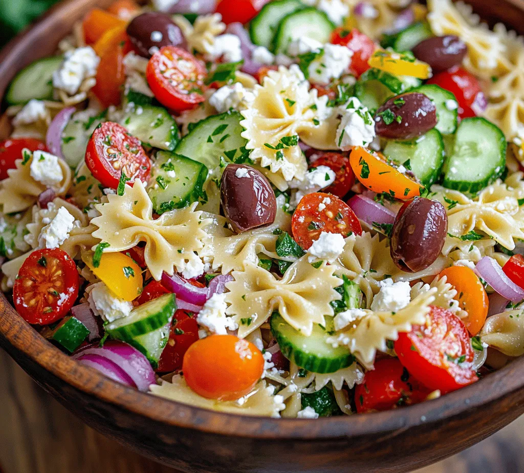 As the warm weather rolls in, the allure of light, refreshing dishes becomes increasingly irresistible. Pasta salads, with their vibrant flavors and easy preparation, are a favorite among many, especially during the summer months. They offer a delightful combination of textures and tastes, making them perfect for outdoor gatherings, family picnics, and potlucks. One standout option is the Bow Tie Pasta Salad with a Mediterranean Twist, which elevates the traditional pasta salad with the bold and aromatic flavors of Mediterranean cuisine.