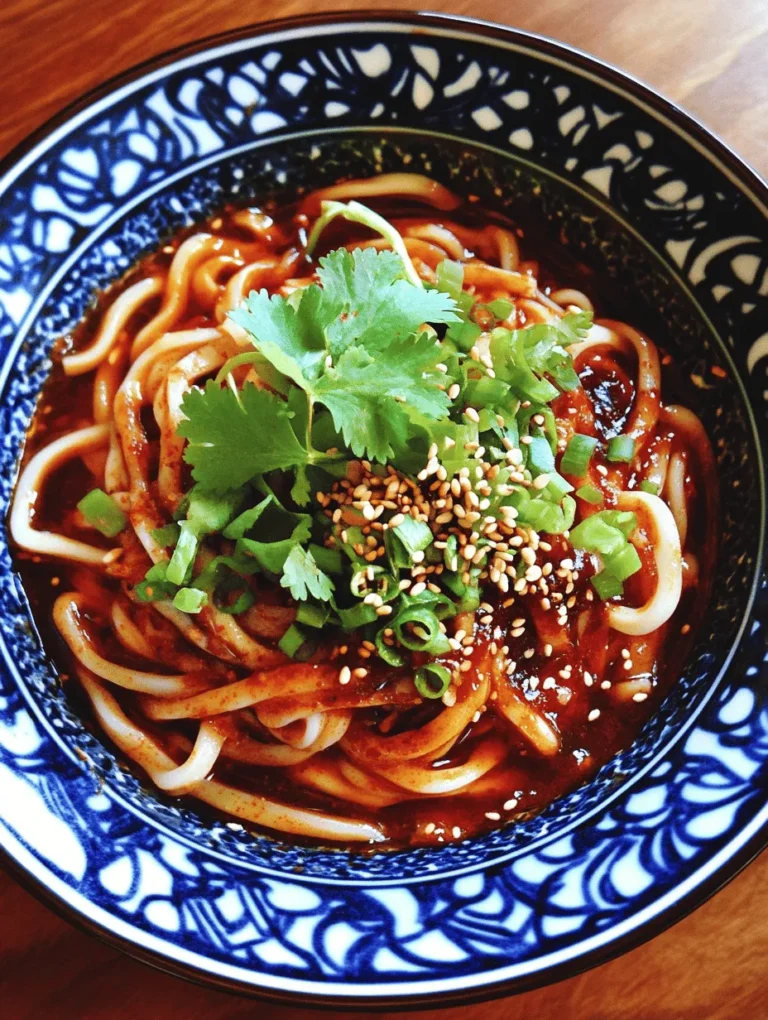 In the bustling world of quick meals, Spicy 10-Minute Chili Oil Udon Noodles stand out as a delicious and satisfying option. This dish combines the heartiness of udon noodles with a burst of flavor from a rich, spicy sauce, making it a perfect choice for lunch or dinner. With just a handful of ingredients and minimal cooking time, this recipe is not only easy to follow but also incredibly versatile. Whether you're a busy professional seeking a quick meal or a culinary enthusiast looking to whip up something special, these udon noodles will surely impress.