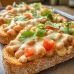 Cheesy Masala Beans on Toast is a delightful fusion dish that combines the comforting elements of classic toast with the bold, vibrant flavors of Indian spices. As more people opt for plant-based meals, this dish stands out not only for its unique taste but also for its hearty, satisfying nature. Whether you’re looking for a quick breakfast, a fulfilling lunch, or a savory snack, this recipe caters to all occasions, making it a versatile addition to your culinary repertoire.