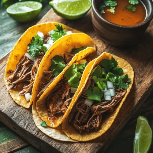 Birria tacos have taken the culinary world by storm, captivating the hearts and palates of food lovers across the globe. Originating from the vibrant and rich tapestry of Mexican cuisine, these delicious tacos are more than just a meal—they are a cultural experience. Traditionally enjoyed at special occasions and family gatherings, birria is a dish that embodies the spirit of togetherness, flavor, and heritage. The tantalizing combination of slow-cooked meat, aromatic spices, and fresh toppings creates a comforting dish that is perfect for any occasion, whether it's a festive celebration or a cozy weeknight dinner.