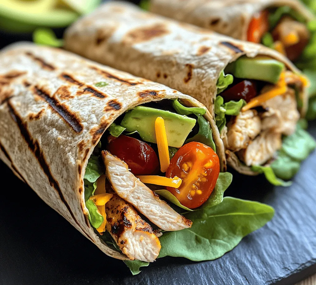 At the heart of our savory grilled chicken wraps is boneless, skinless chicken breasts. This particular cut of chicken is celebrated for its health benefits, as it serves as a lean protein source. Chicken breast is low in fat and packed with protein, making it a popular choice for those looking to maintain or lose weight while still enjoying flavorful meals. Additionally, its mild flavor allows it to absorb marinades and spices effectively, making it a versatile ingredient in a variety of recipes.