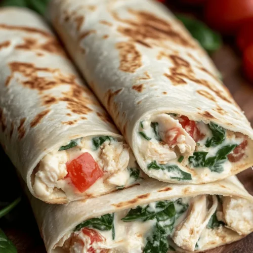The magic of Cheesy Garlic Chicken Wraps begins with their rich and savory flavor profile. The key ingredients work together to create a mouthwatering filling that elevates the humble wrap to new heights.