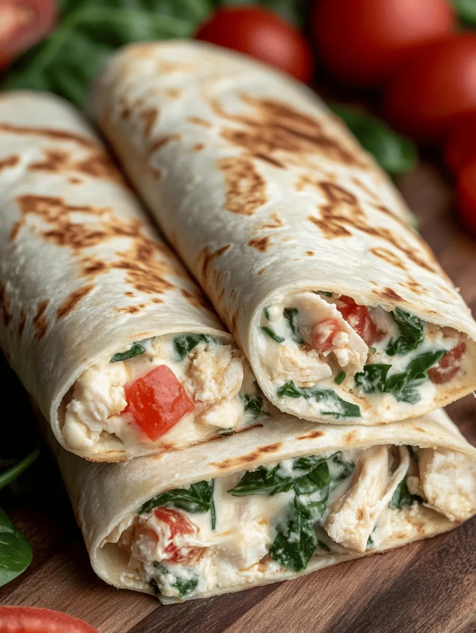 The magic of Cheesy Garlic Chicken Wraps begins with their rich and savory flavor profile. The key ingredients work together to create a mouthwatering filling that elevates the humble wrap to new heights.