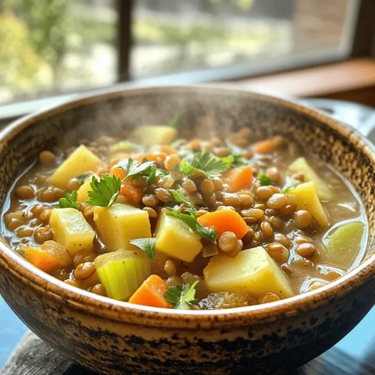 In the world of culinary delights, few dishes offer the warmth and comfort associated with a hearty bowl of soup. Among the myriad options, Hearty Lentil and Potato Soup stands out as a nutritious and satisfying choice that caters to various dietary preferences. Packed with protein-rich lentils, wholesome vegetables, and aromatic spices, this soup not only nourishes the body but also delights the palate.