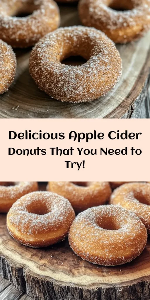 Indulge in the delightful taste of fall with these irresistible apple cider donuts! Made with fresh apple cider, warm spices, and coated in a sweet cinnamon sugar mixture, these baked donuts are a perfect treat for any occasion. Easy to prepare with common ingredients, they come together in just 30 minutes. Enjoy them fresh out of the oven or store them for later. Donut lovers, don’t miss this recipe that captures the essence of autumn in every bite!