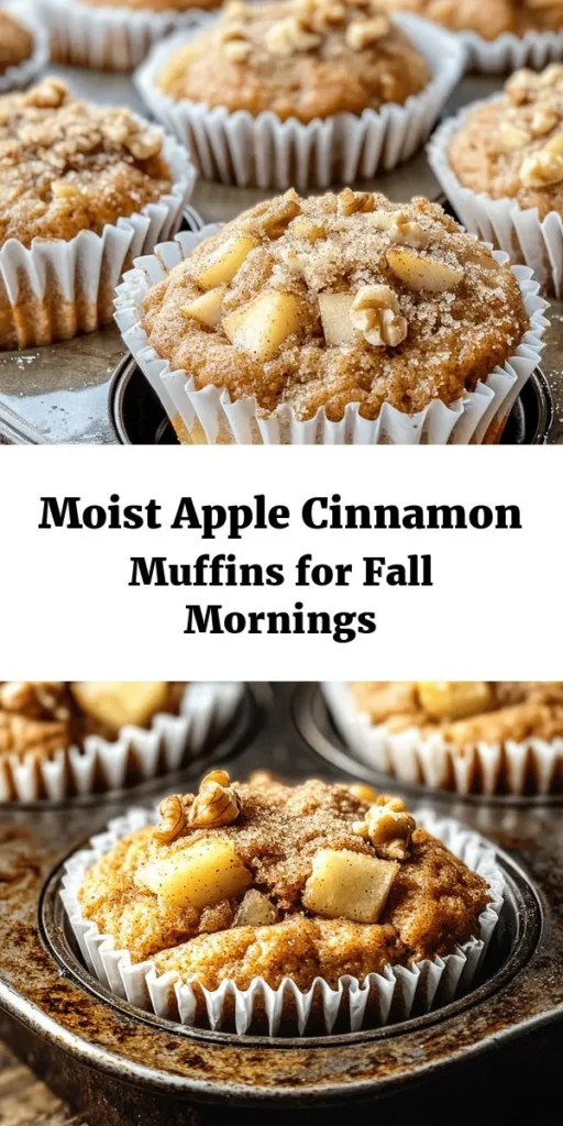 Indulge in the warm flavors of fall with these irresistible moist apple cinnamon muffins! Packed with diced apples and a hint of cinnamon, these muffins are the perfect treat for breakfast or an afternoon snack. With a crunchy brown sugar topping, they're sure to be a hit with family and friends. Quick and easy to make, this recipe yields 12 delightful muffins in just 40 minutes. Enjoy the cozy aroma of baking and savor each delicious bite!