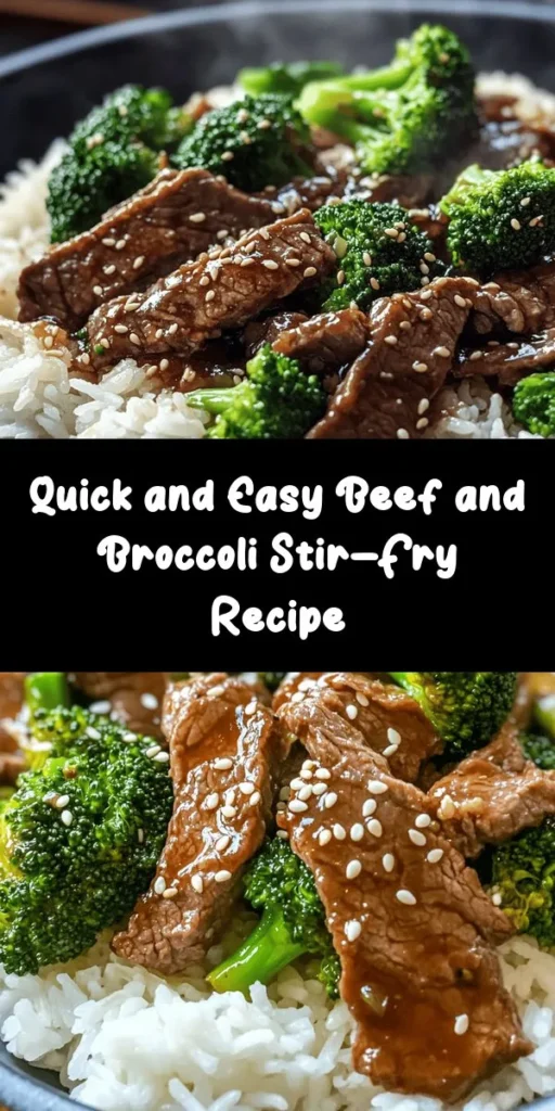 Elevate your dinner game with this Wok-tastic Chinese Beef and Broccoli recipe! Made with tender flank steak, fresh broccoli, and a delicious savory sauce, it's a quick and satisfying meal. Marinate the beef, blanch the broccoli, and stir-fry to perfection for a flavorful dish ready in just 45 minutes. Serve it over fluffy jasmine rice and enjoy a taste of homemade Chinese cuisine. Perfect for a weeknight feast!